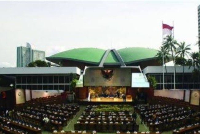 Ilustrasi Gedung DPR Senayan, Jakarta. [Int]